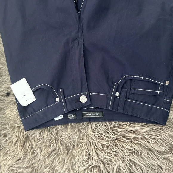 Chiara Dalba  “Glam” pants in navy size 32 - Picture 10 of 10